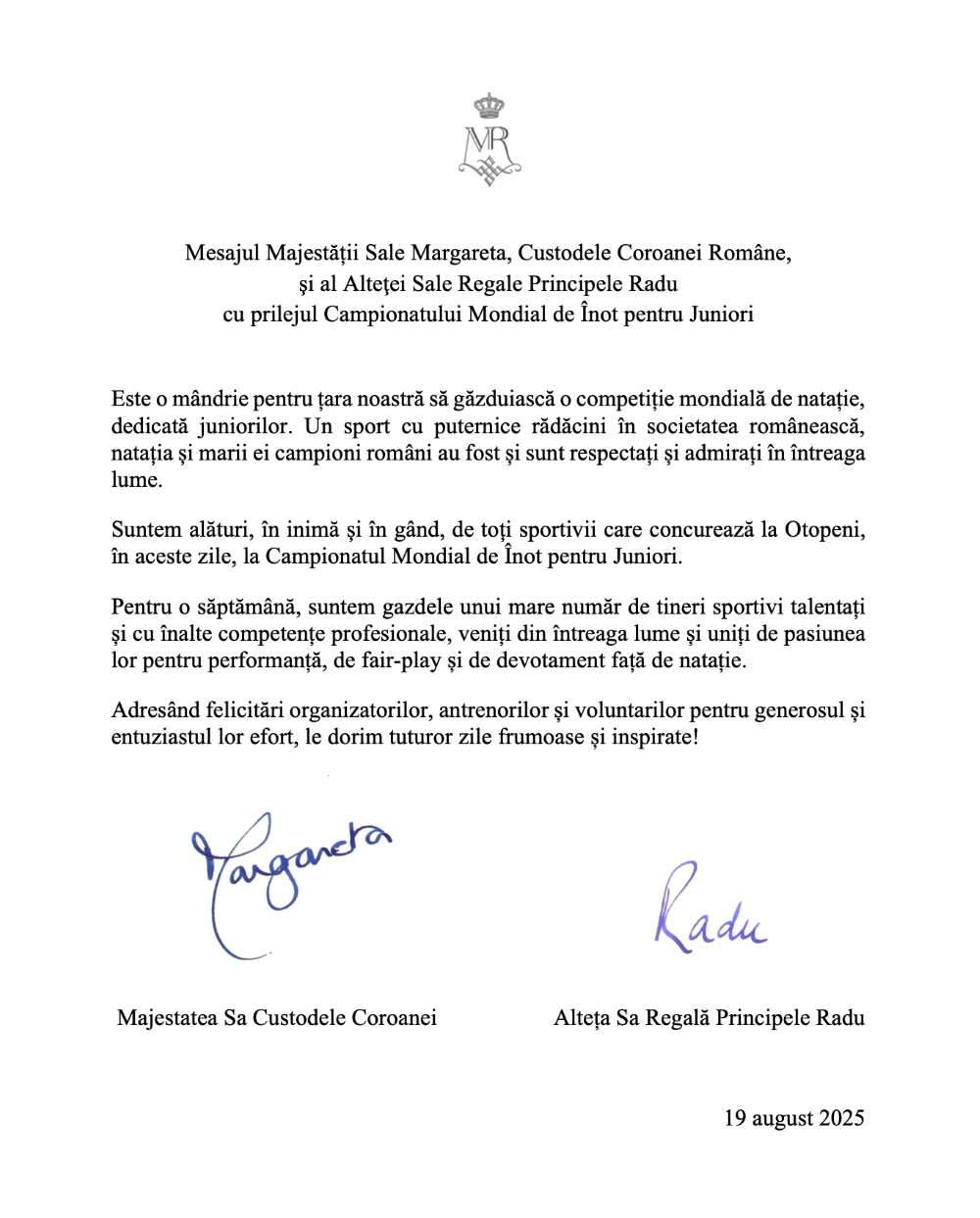 Casa Majestății Sale